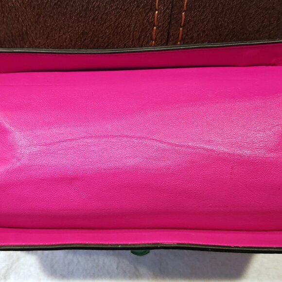 Betsey Johnson Charmed I'm Sure Color Block Satchel - EUC - Picture 7 of 14